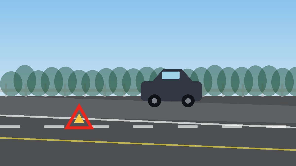 丰都道路故障安全等待现场图